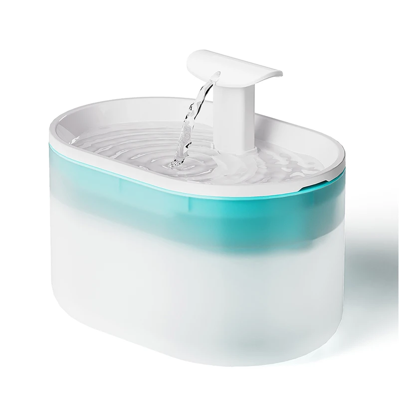 מתקן מים כלבים וחתולים 2.5l מים לחיות מחמד משאבת מים שוקפת מים חתולים