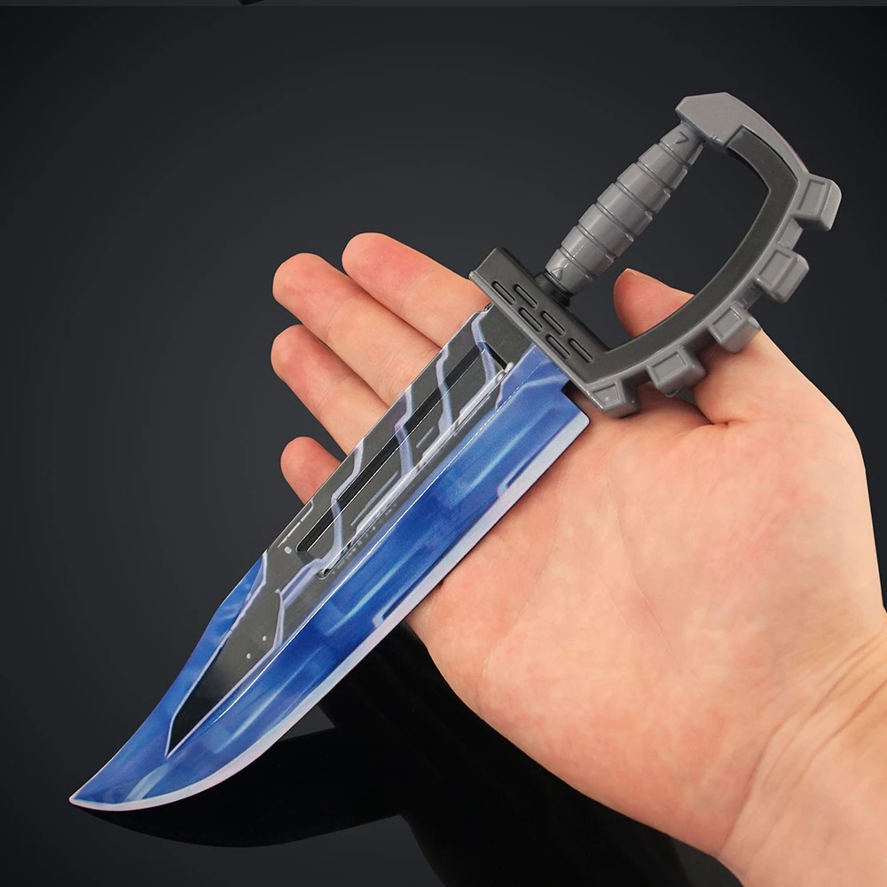 Tsurugi de asalto de acero, 25cm, energía dibujada, Mutación Natural, Taki, juego de call of duty, adorno periférico, juguete de modelo de vacaciones de acero