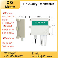 PM2.5 PM1.0 sensor pm10 transmitter particulate matter haze dust monitoring RS485 air quality monitor 4-20mA output
