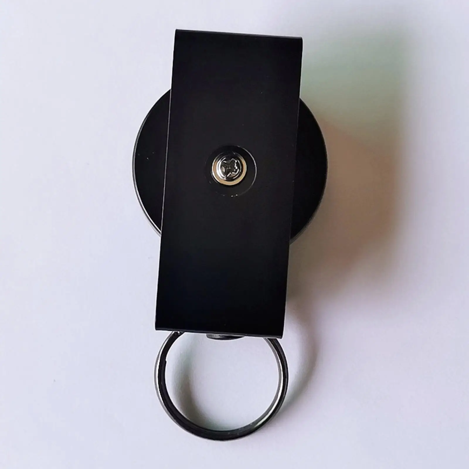 

Zinc Alloy Retractable Keychain Belt Clip Durable Name Card Badge Reel Steel Cord Key Ring Holder for Home Nurse Staff