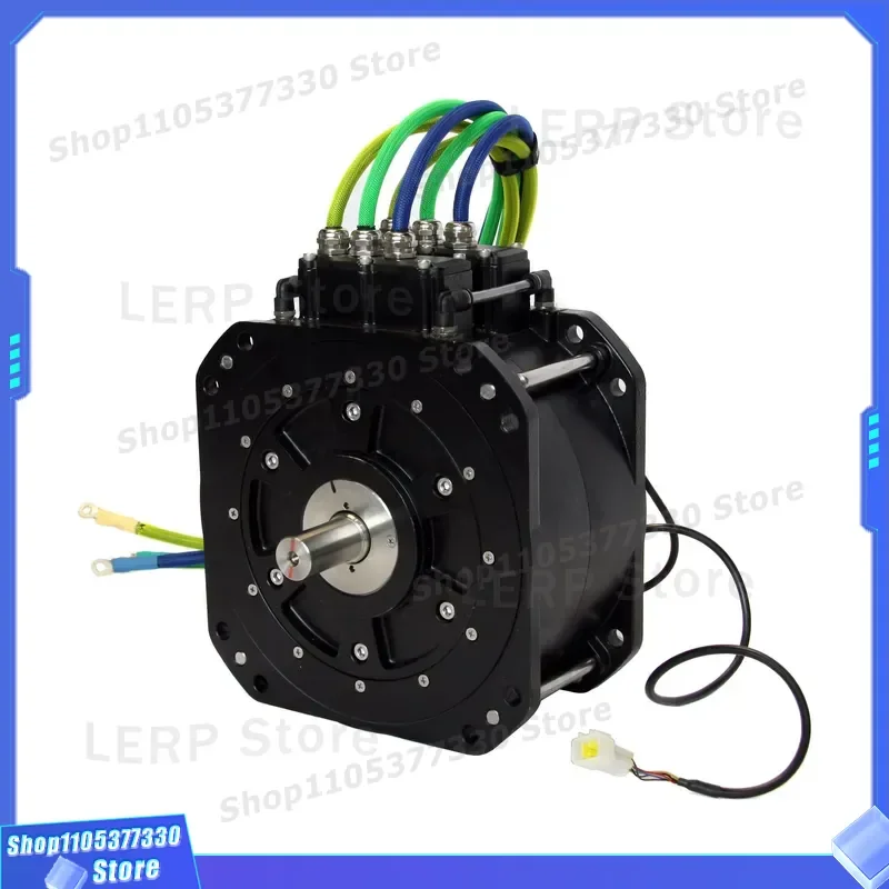 HPM20KW 72V 96V Liquid Cooled PMSM Motor High Torque EV Conversion Kit IP65 Waterproof Permanent Magnet Synchronous CE