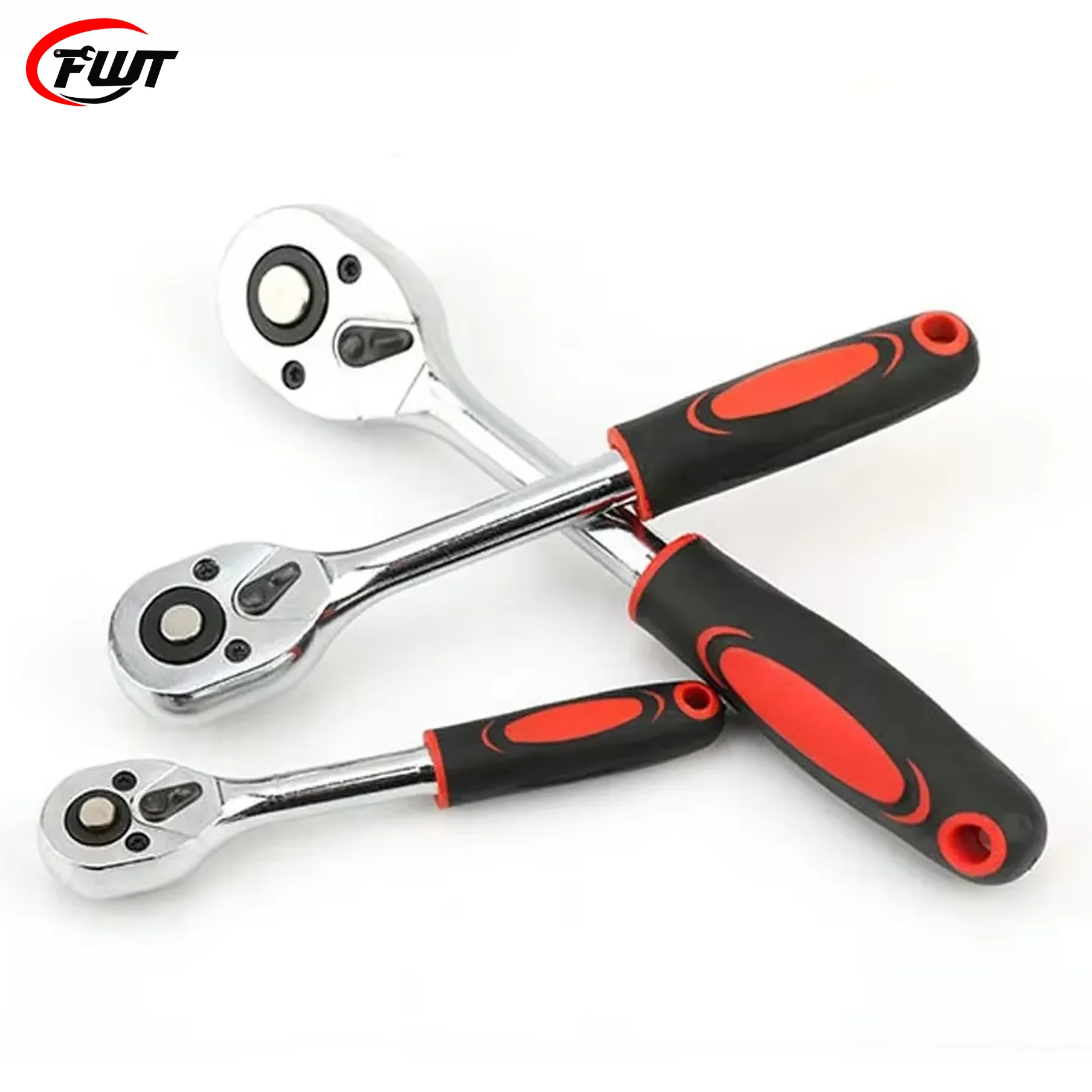 1/4 3/8 1/2 Inch Ratchet Wrench 24 Tooth Drive Ratchet Socket Wrench Tool Multi-funtion DIY Hand Tool Ratchet Handle Wrench