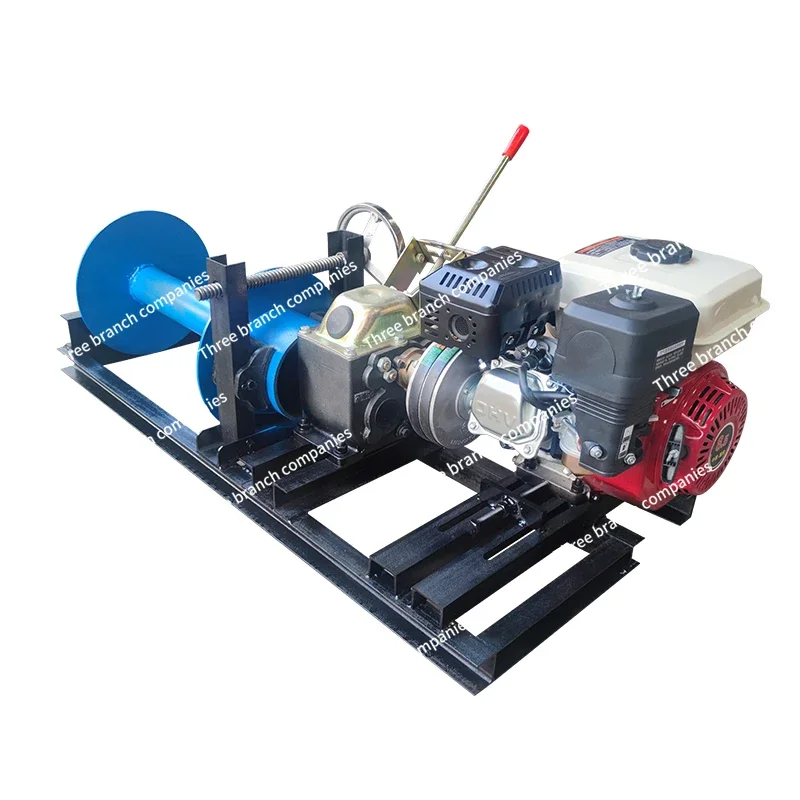 Lightweight Winch Mountain Pulling Bamboo Towing Tree Head Aerial Cableway Transportation