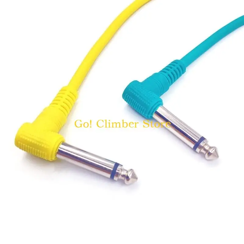 Q84C 6Pcs Guitar Patches Cable Replacement Guitar Pedal Cable Effect Cable No Noise Shielded Cable for Guitar Effect Pedals