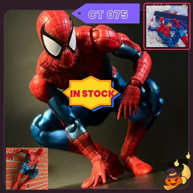

2026 В наличии новые игрушки CT Mafex 075 Фигурка Человека-паука Несколько аксессуаров Модель Куклы Игрушки Коллекция Подарки