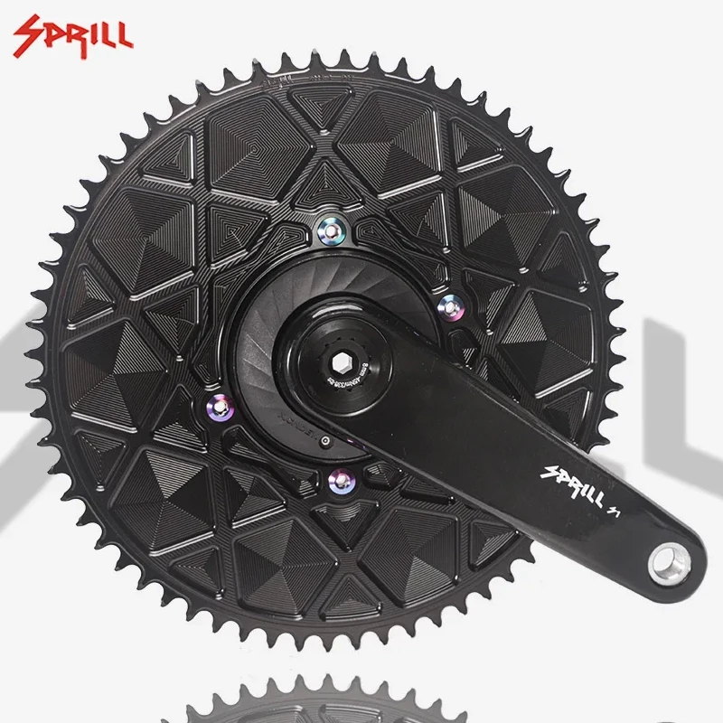 

SPRILL X110BCD High strength AERO Texture Narrow Wide Chainring 54-66T Bicycle accessories