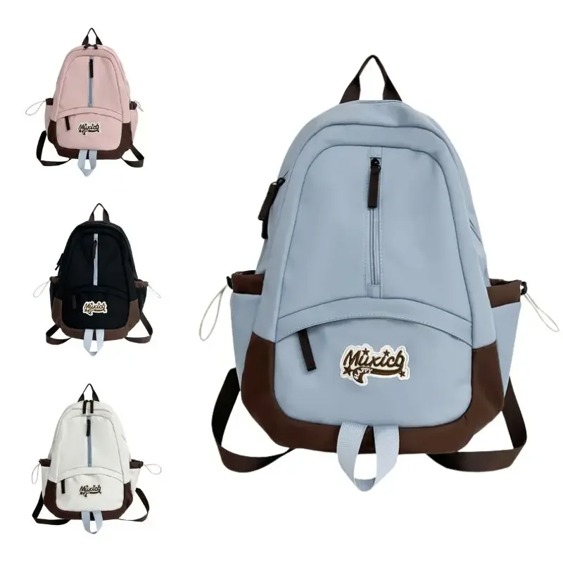 Kawaii niedlichen ästhetischen Rucksack für die Schule mit lässigen Tages rucksack Mittels chüler Travel College große Kapazität Bücher tasche