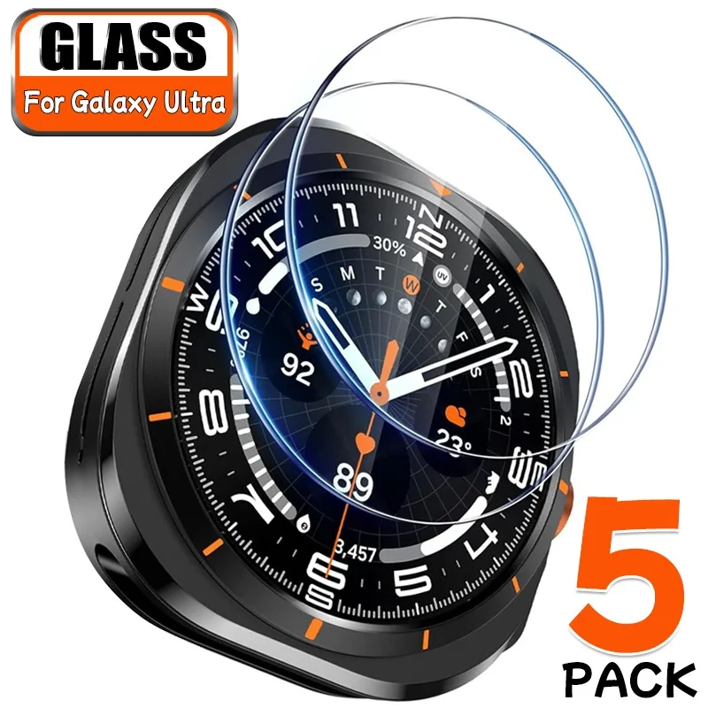 

Пленка против царапин для Samsung Galaxy Watch Ultra 2025, защитная пленка из закаленного стекла 9H, полное покрытие, защитные аксессуары