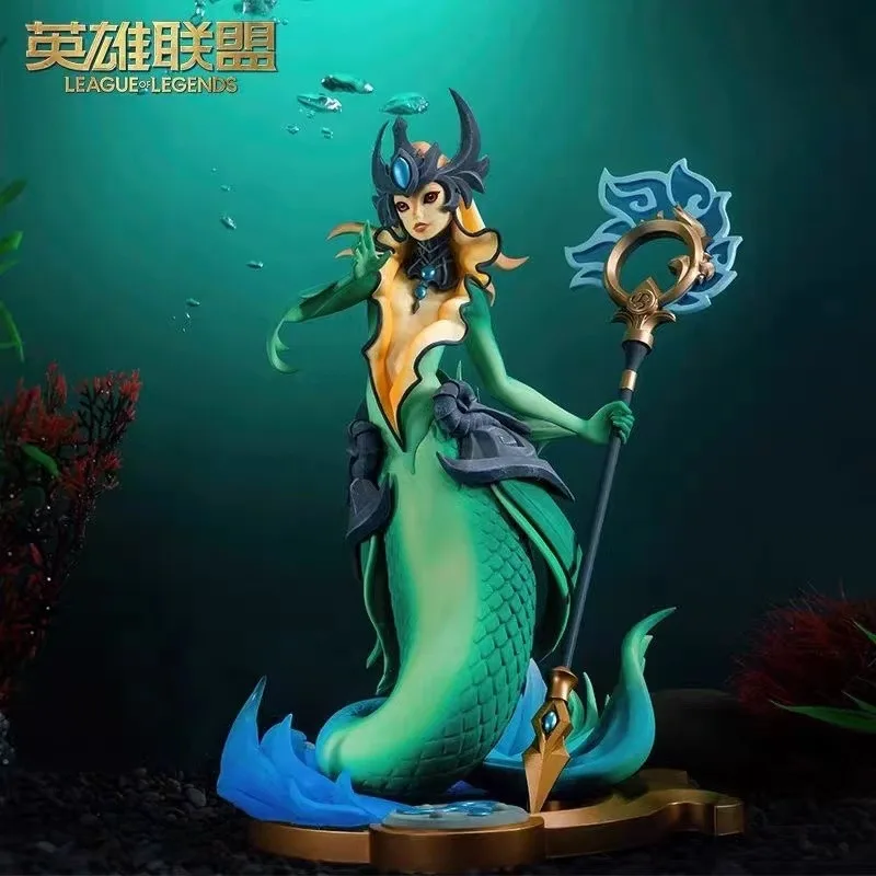 League Of Legends LOL Anime Figurine Nami Action Figure Gaming Peripherals Series of mediumsized sculpture Decoration Gifts