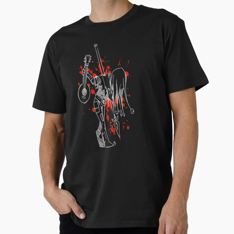 

Darkest Dungeon Jester Finale Retro Video game Anime gift t shirt for man Cartoon Graphic Clothes 100% cotton print All size Top