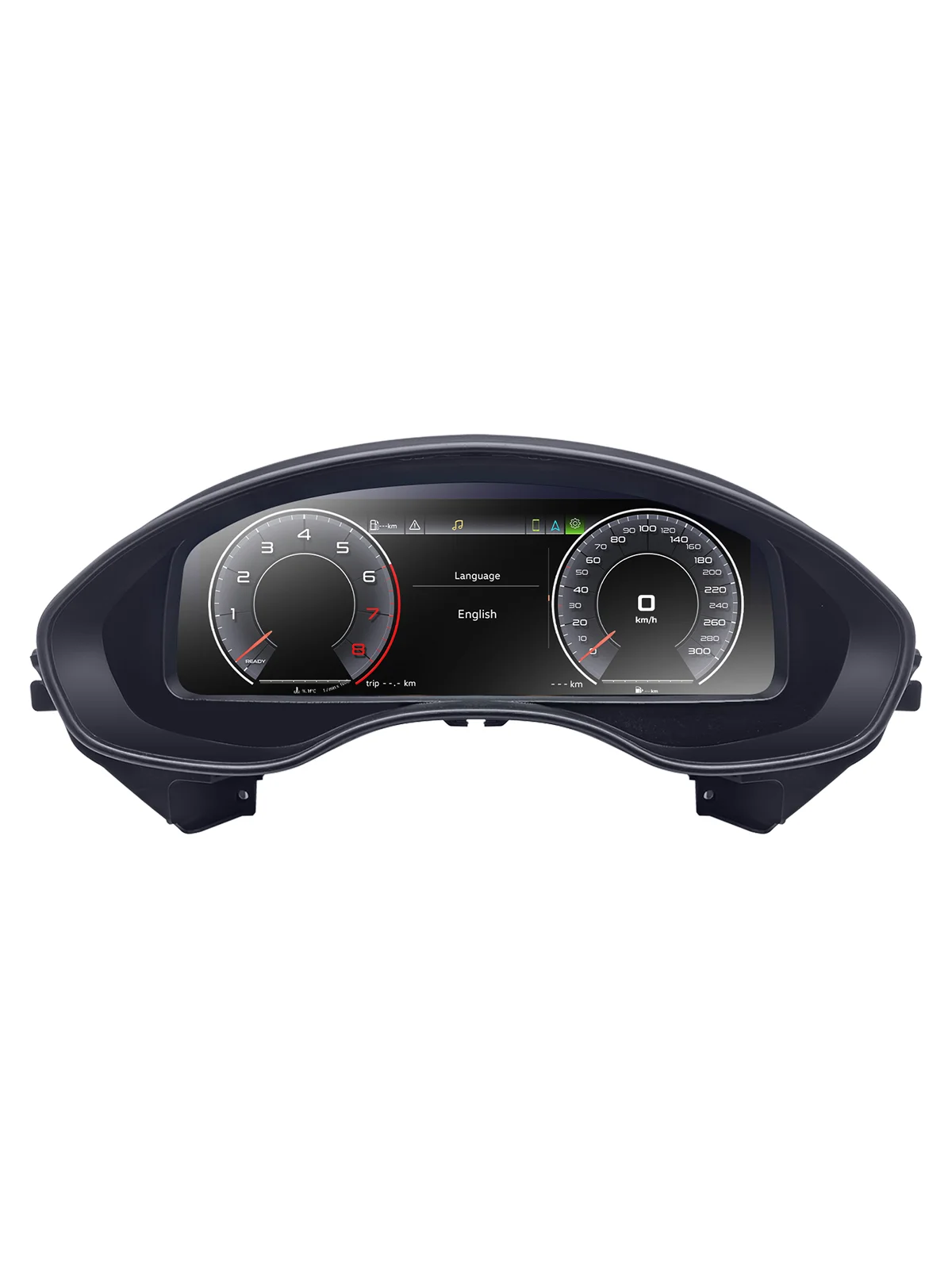 12,3'' LCD Digital A6 A7 C7 2012-2018 Jahrgänge Kombiinstrument Armaturenbrett Tachometer Virtuelles Instrument Cockpit-Panel mit Navigation