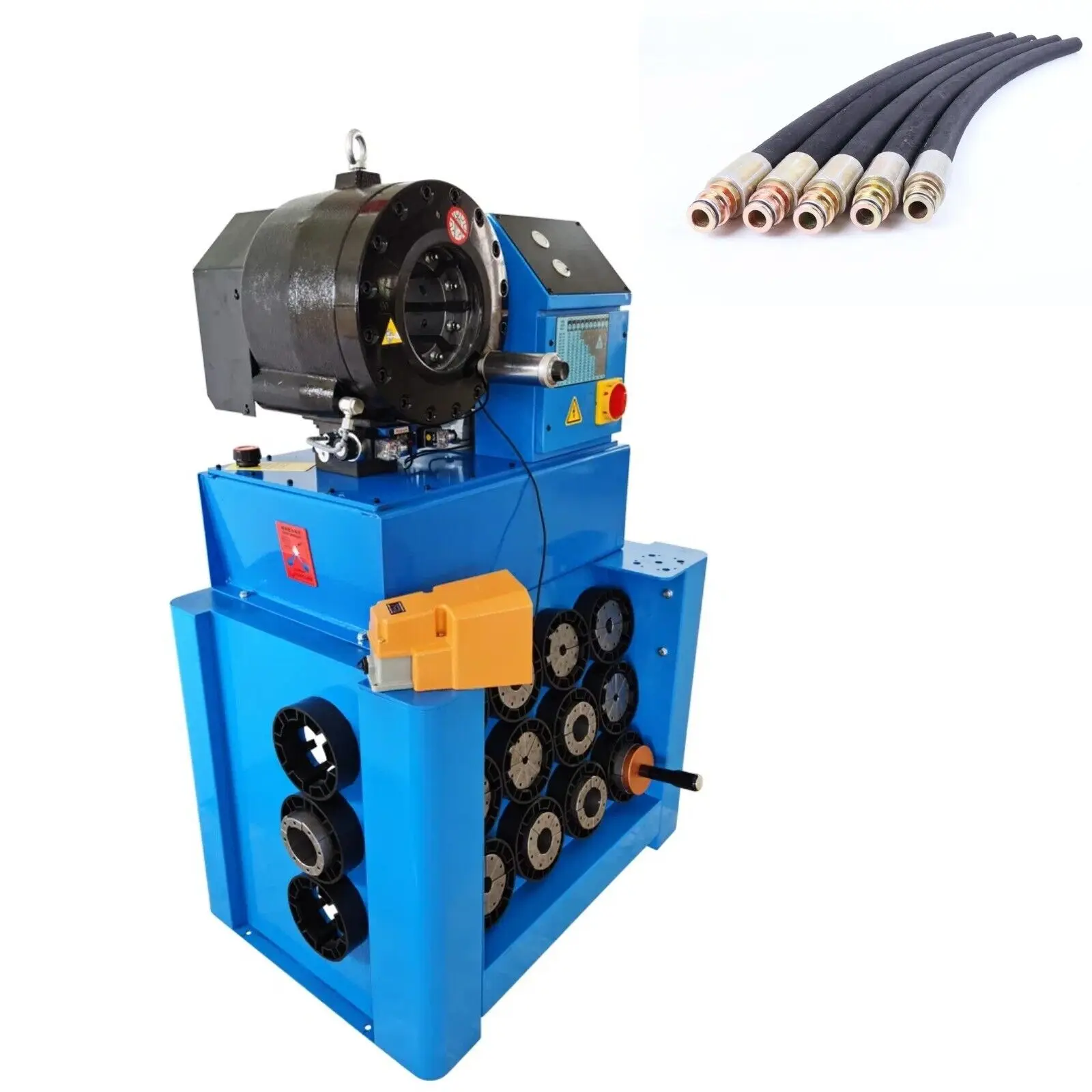 High Pressure Hose Tube Crimper Hydraulic Oil Pipe Shrinking Machine 380V 3PH