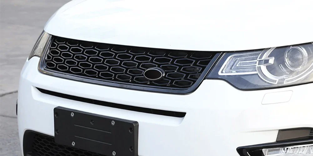 شبكة علوية من المصد الأمامي لسيارة لاند روفر ديسكفري الرياضية L550 ديسيبل واط/شعار ، طقم هيكل السيارة