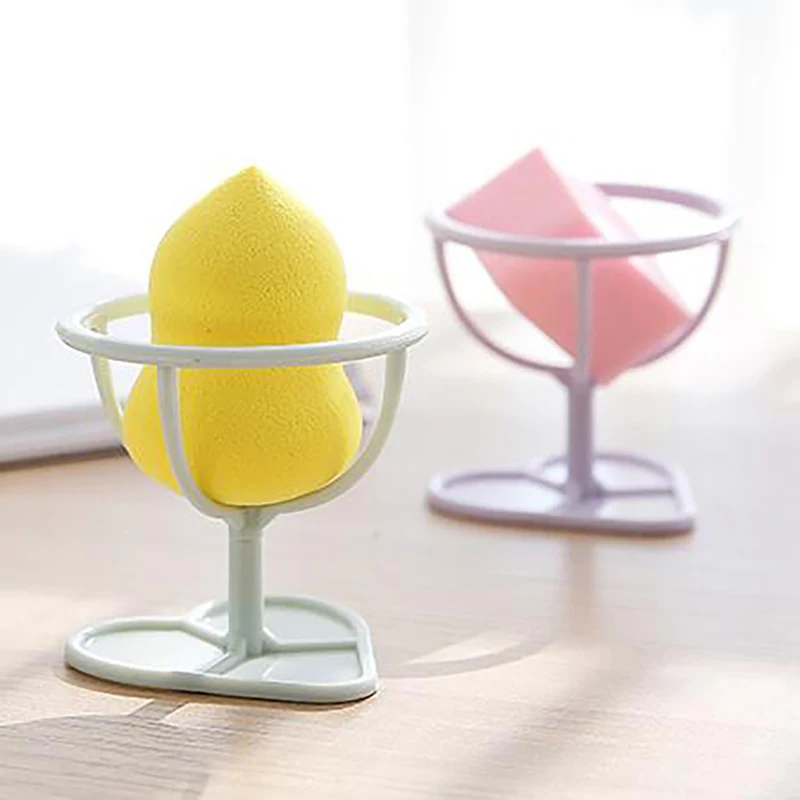 Soporte para esponjas de maquillaje, bandeja de almacenamiento, organizador de huevos de cocina, 1 unidad