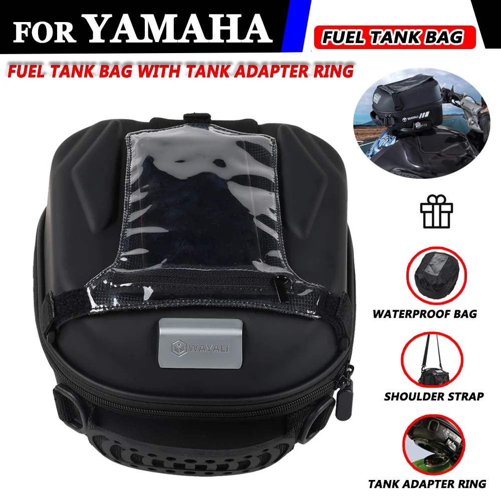 

For YAMAHA MT09 fZ09 FZ8 FAZER FZ1 Fz1n FZ6N XJ6 XJR 1300 XSR 125 Fuel Tank Bag Tank Adapter Ring Navigation Package Storage Bag