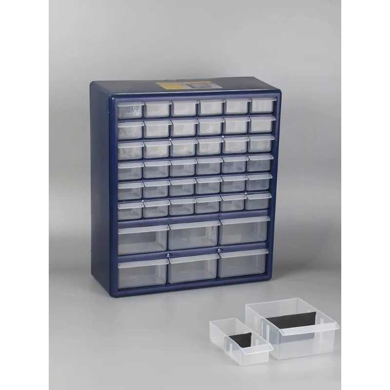 Desktop Sundries Storage Box Simple Plastic Drawer Type Grid Parts Tool Box Classification and Sorting Household