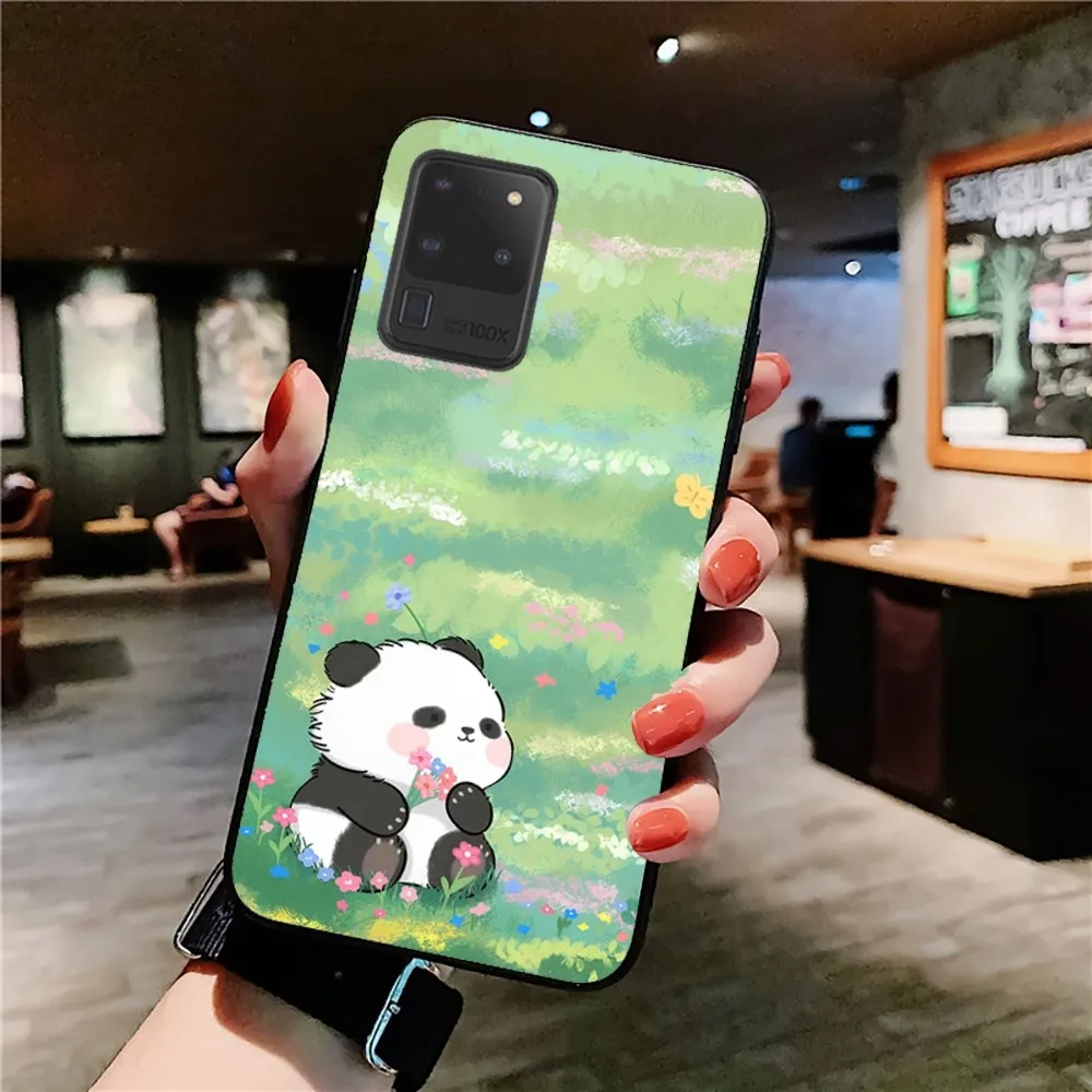 Fubao panda Phone Case For Samsung S 9 10 20 21 22 23 30 23 24 plus lite Ultra FE S10lite Fundas