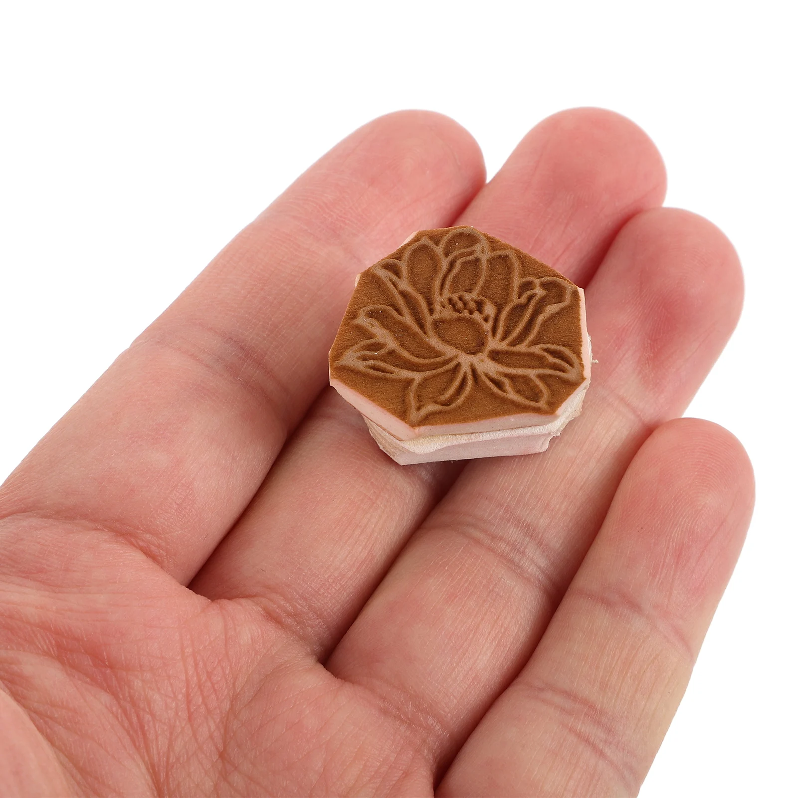 

Stamps Rubber Flower Sponge Crafting Pottery Clay Shapes Greenery Painting Embossing Wood DIY Art