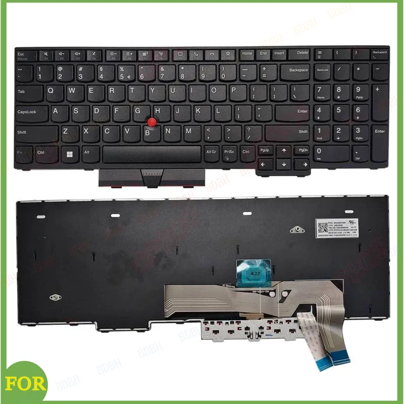 

НОВАЯ клавиатура для ноутбука ThinkPad L15 Gen 1 Gen 2 (США), артикул 5N20W68206