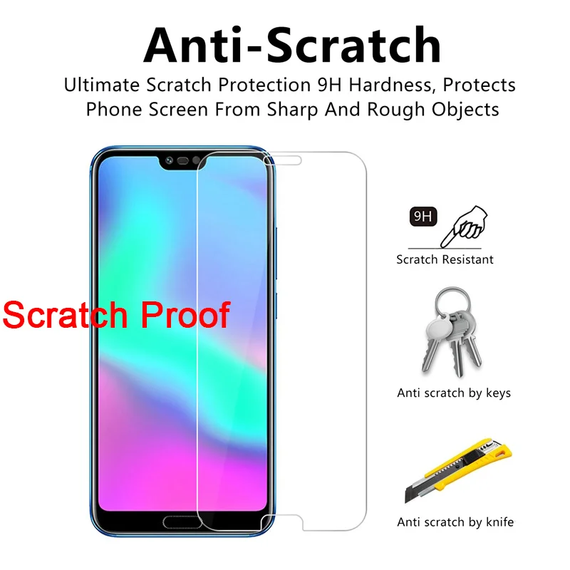 3PCS Tempered Glass for Honor 10i 10 Lite 9 Light Screen Protector Phone Glass on Huawei Honor 20 Pro 30 Lite 30i 20i Hard Glass