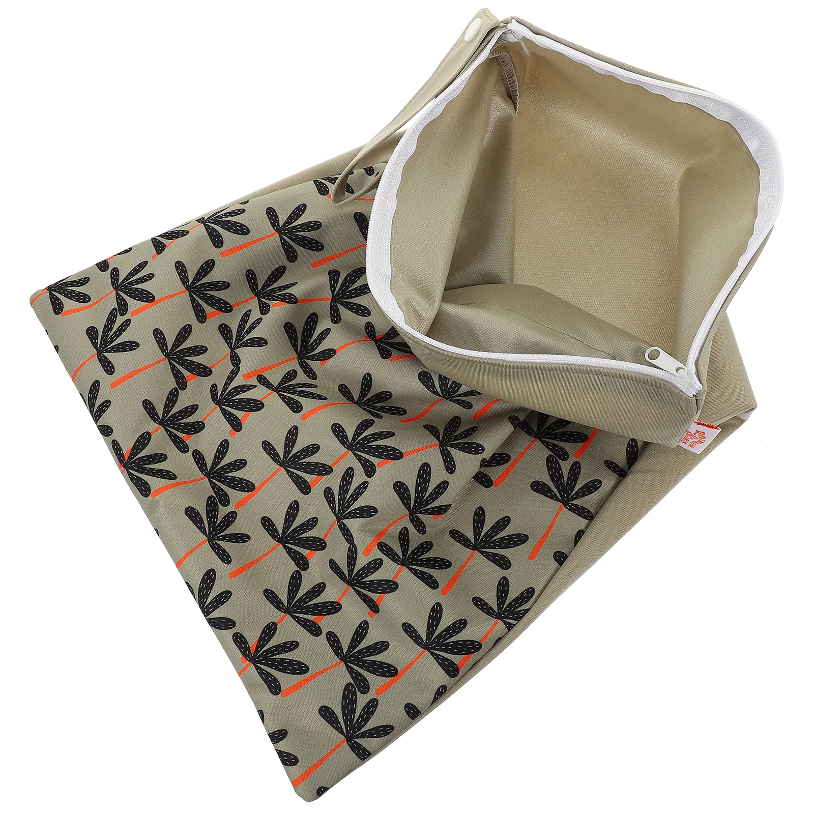 حقيبة تخزين الحفاضات المقاومة للماء، سحاب قابل للغسل، منظم محمول لحقيبة الحفاضات الأساسية للسفر والطفل #6