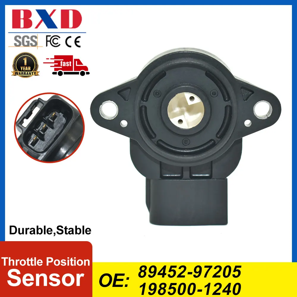 Throttle Position Sensor TPS 89452-97205 198500-1240 For Daihatsu Cuore VI 2003-2022, Trevis 2006-2022, Charade 2003-2007
