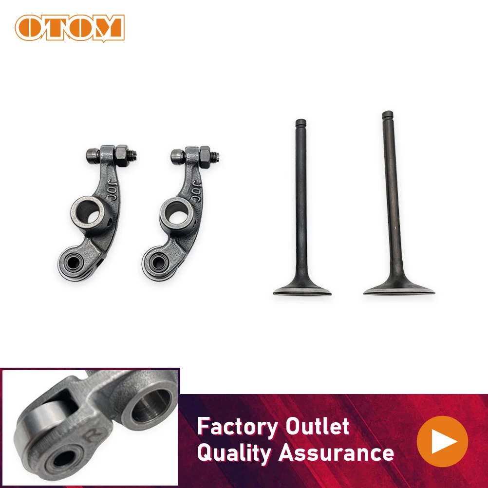 OTOM Motorcycle Intake Exhaust Valve Stem And Valve Rocker Arm For ZONGSHEN ZS172FMM-5 PR250 ZS175FMN PR300 4-stroke Engine Part