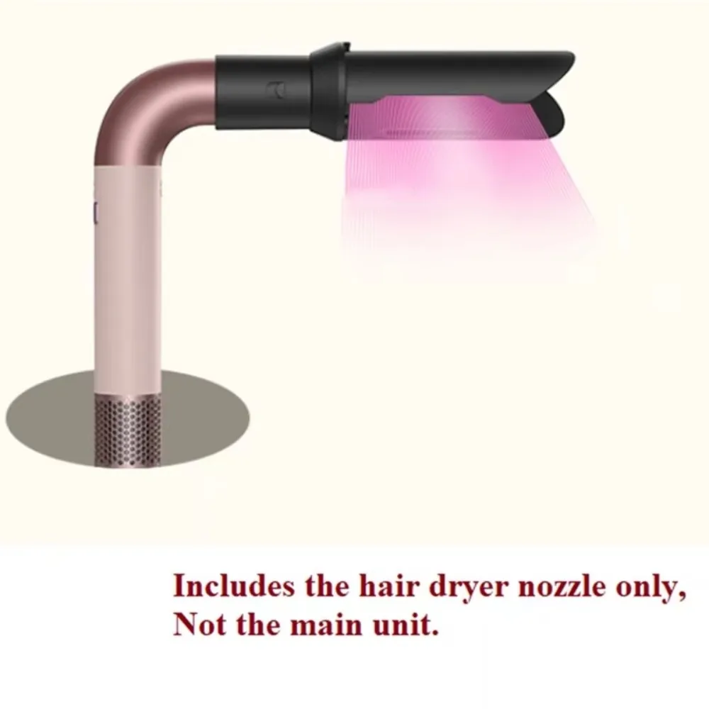 AD-Hair Dryer Attachment For Dyson HD17 HD18 Hair Straightener Gentle Airflow Smooth Nozzle To Straight, Sleek Hair Style