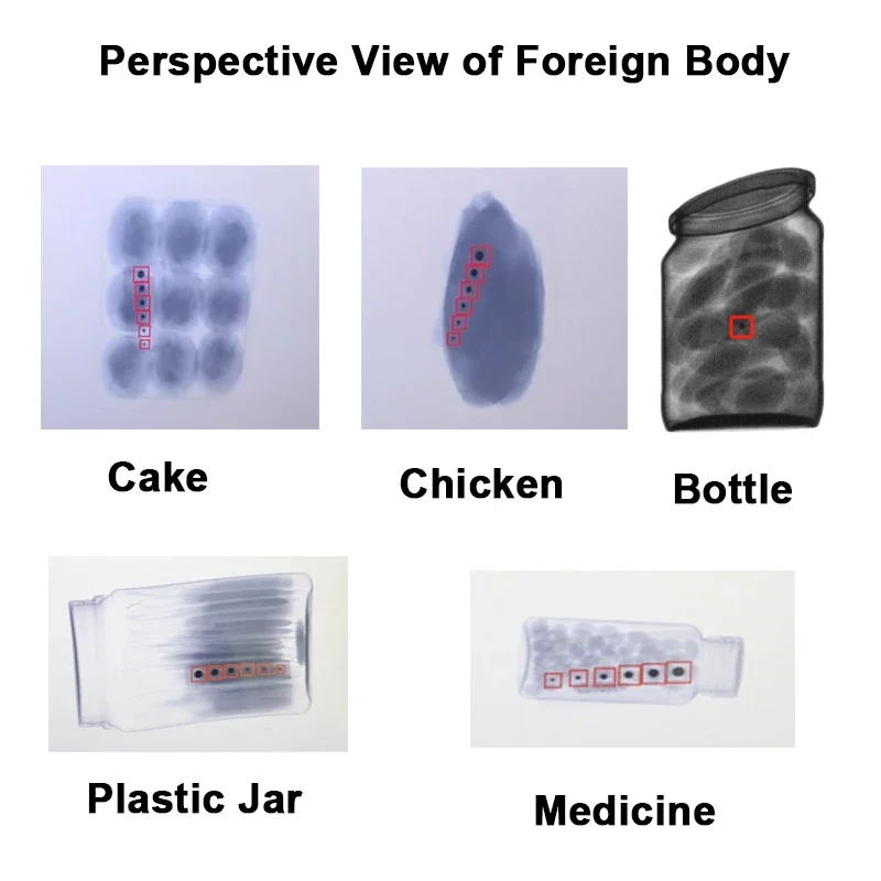 Industrial X Ray Machine For Food Foreign Matter Metal Detector and X-ray Food Machine