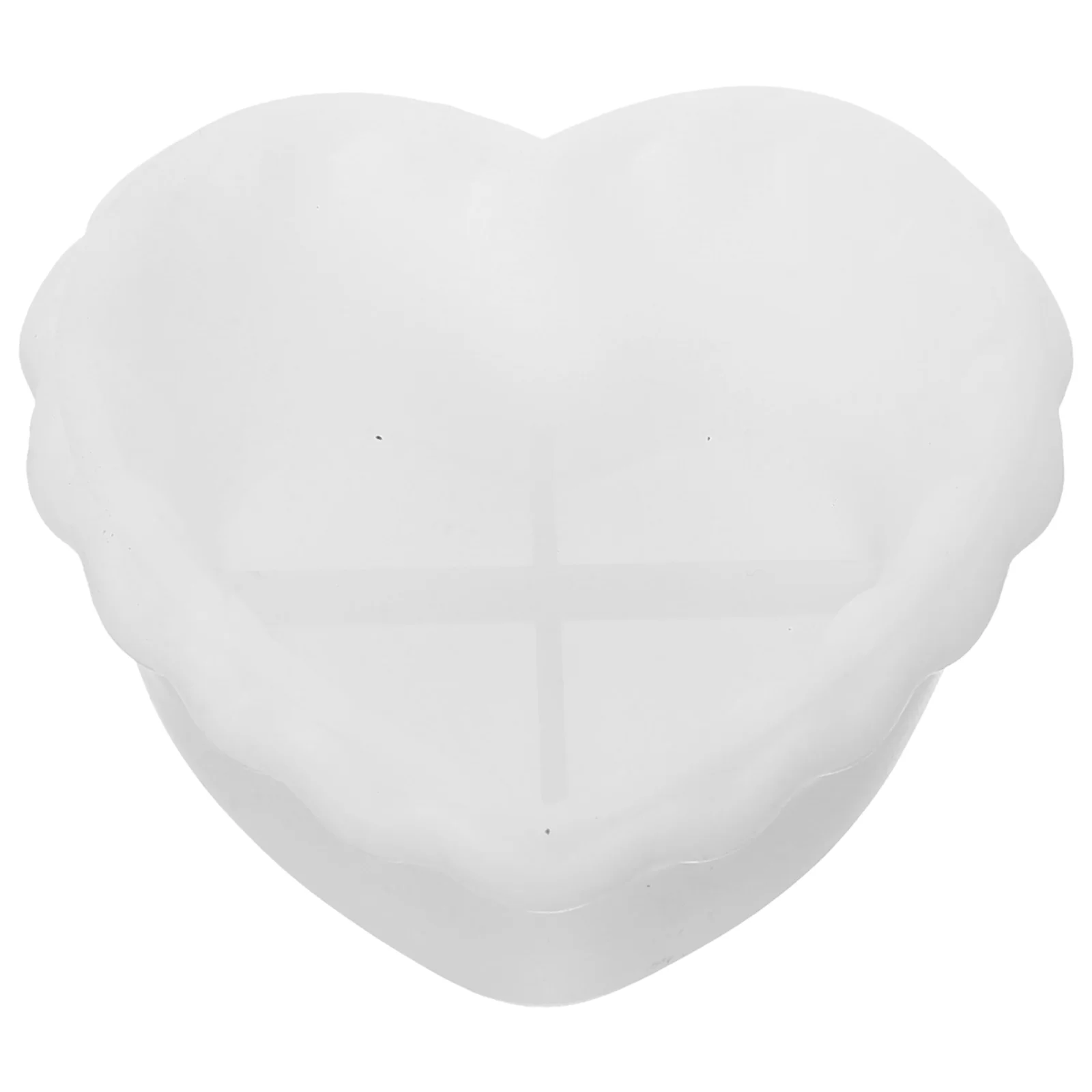 2 قطعة قوالب القلب سيليكون لصنع شموع عطرية سهلة Demould أدوات حرفية متينة هدية فريدة من نوعها قوالب سيليكون على شكل قلب #5