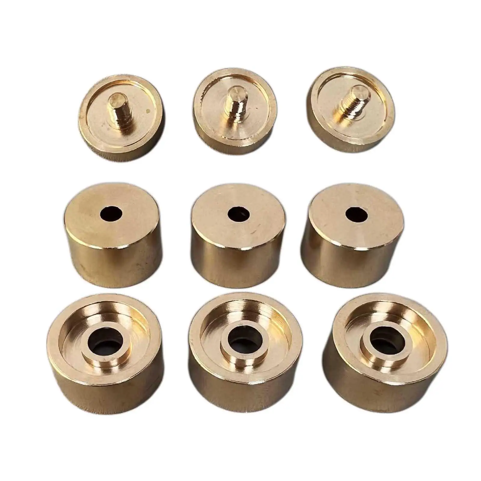 

9piece High Compatibility Trumpet Valve Cap Performance Easy Installation No Tool Required Buttons