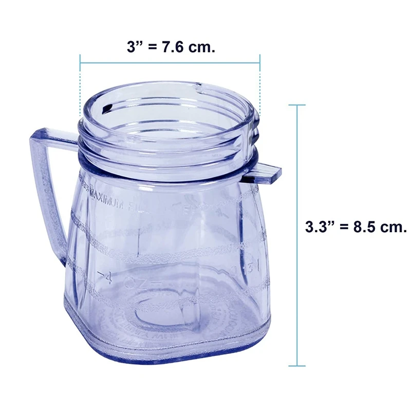 Replacement Parts For Oster Izer Most Blender Accessories Compatible With 1 Cup Of Mini Plastic Jar