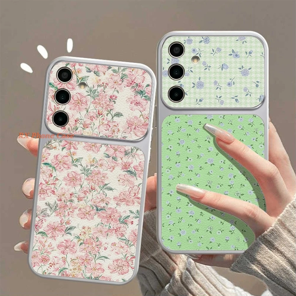 Soft Watercolor Floral Print Phone Case For Samsung S26 Ultra A56 S26 Plus S26 A36 S25 S24 S23Ultra A55 A57 A37 Shockproof Cover