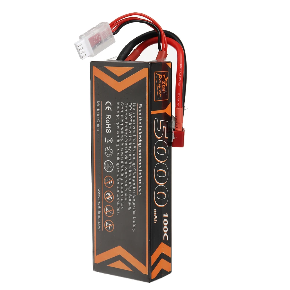 ZOP energie 11.1V 5000mah 45C 3S lipo baterie T deans kolíček pro FPV závodní prodleva