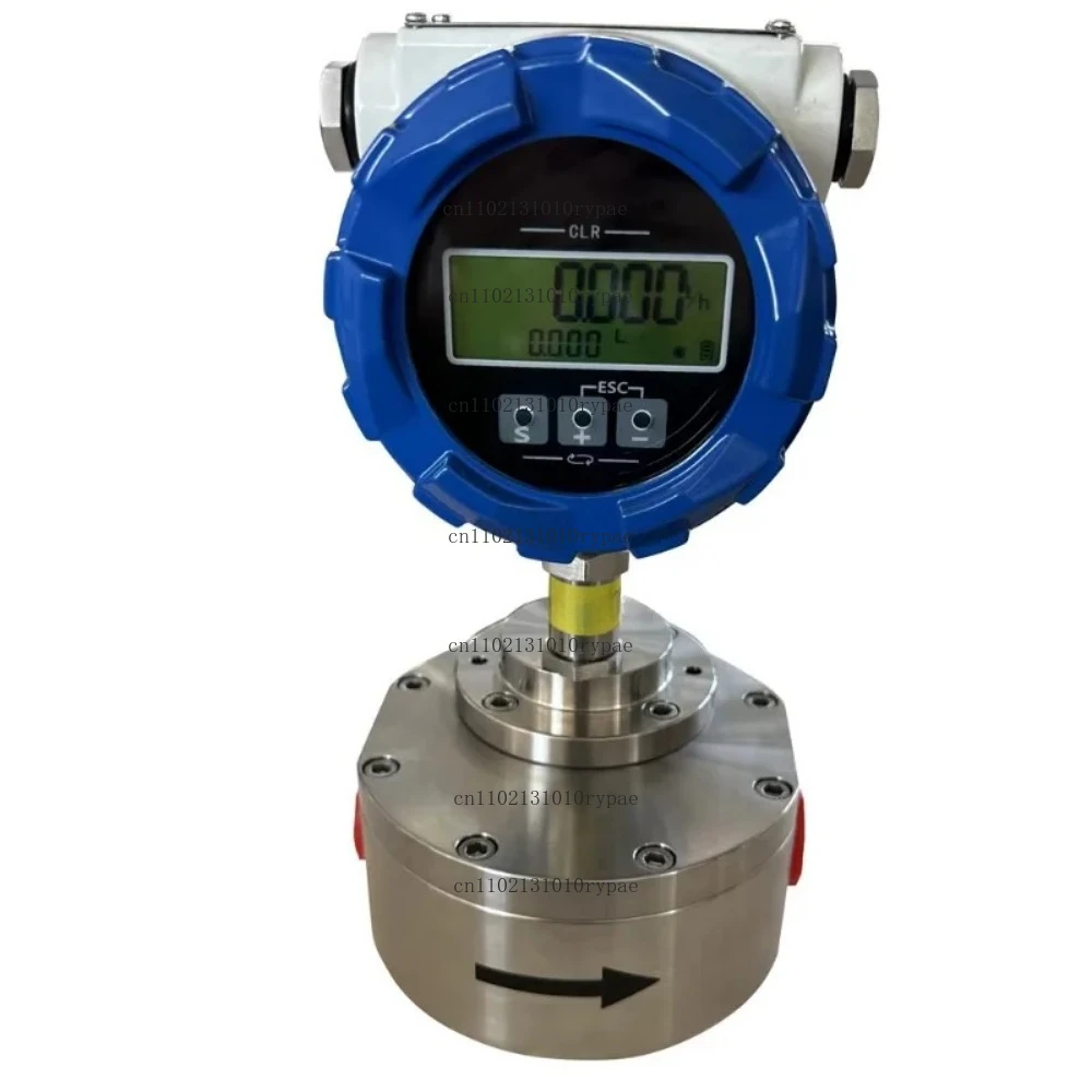 0.5% High Precision LW Series Small Micro 3-5L/h Flow Gear Flow Meter for Measuring High Viscosity Fluids Fuel Die sel