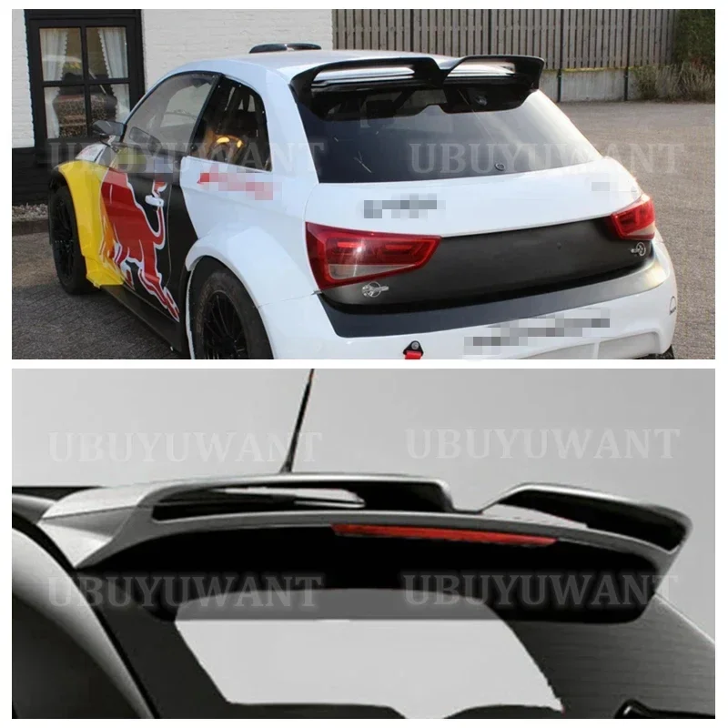 UBUYUWANT For Audi A1 R18 2010-2014 high quality Carbon Fiber rear boot Wing Spoiler Rear Roof Spoiler Wing Trunk Lip Boot Cover