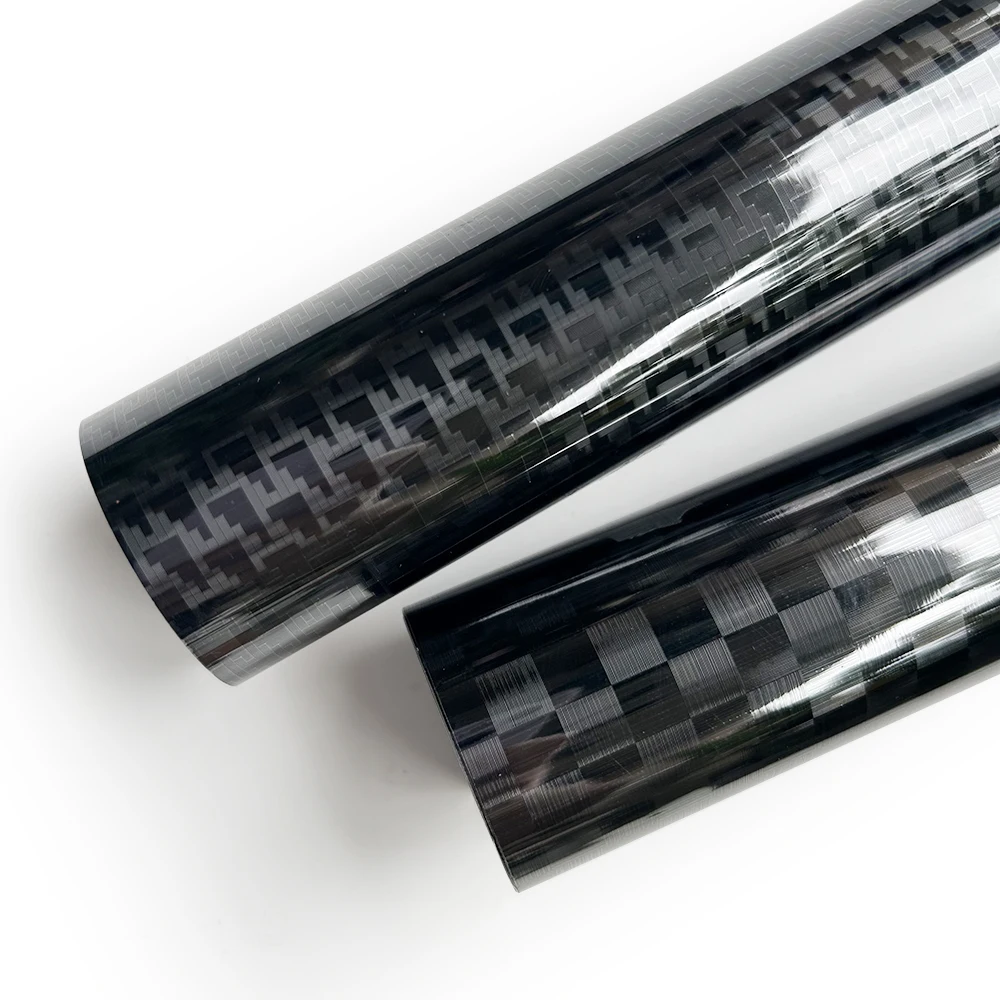 Forged Carbon Fiber Vinyl Wrap Auto Motorcycle Adhesive Vinyl Air Bubble Free Advanced Black Forged Carbon Car Wrapping Film - view 3