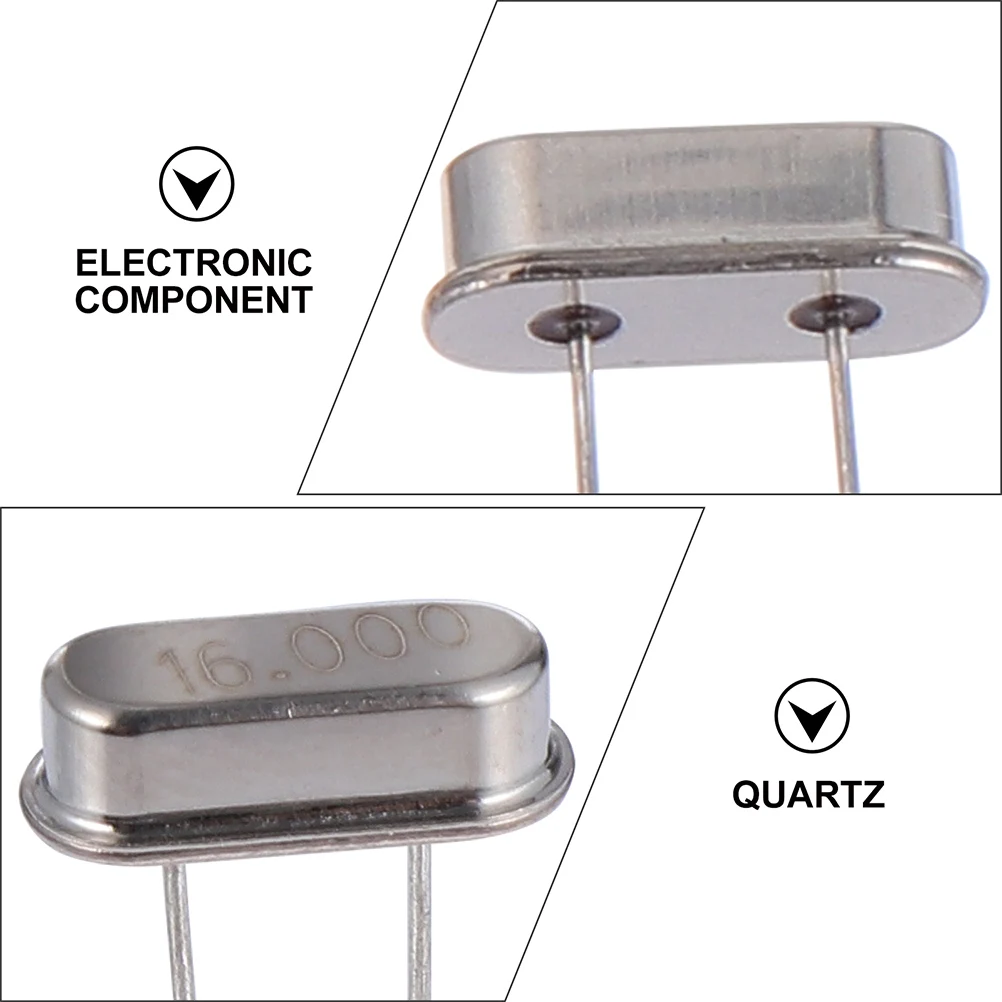 

100pcs Quartz Crystal Oscillator Resonator 16Mhz Durable Timing Circuitry Electronic Components Passive Crystal Resonator For