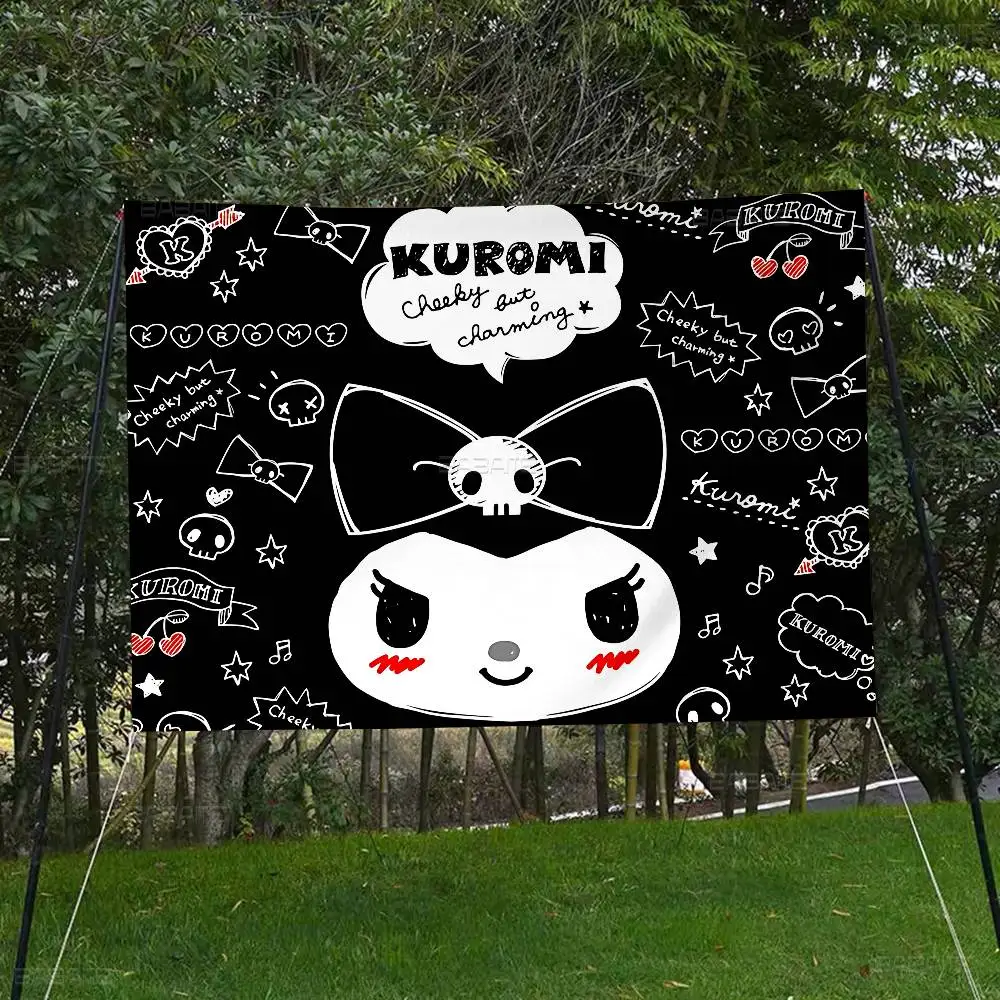Cartoon K-Kuromis Anime Chart Flag for Living Room Home Dorm Decor Art Home Decor Banner