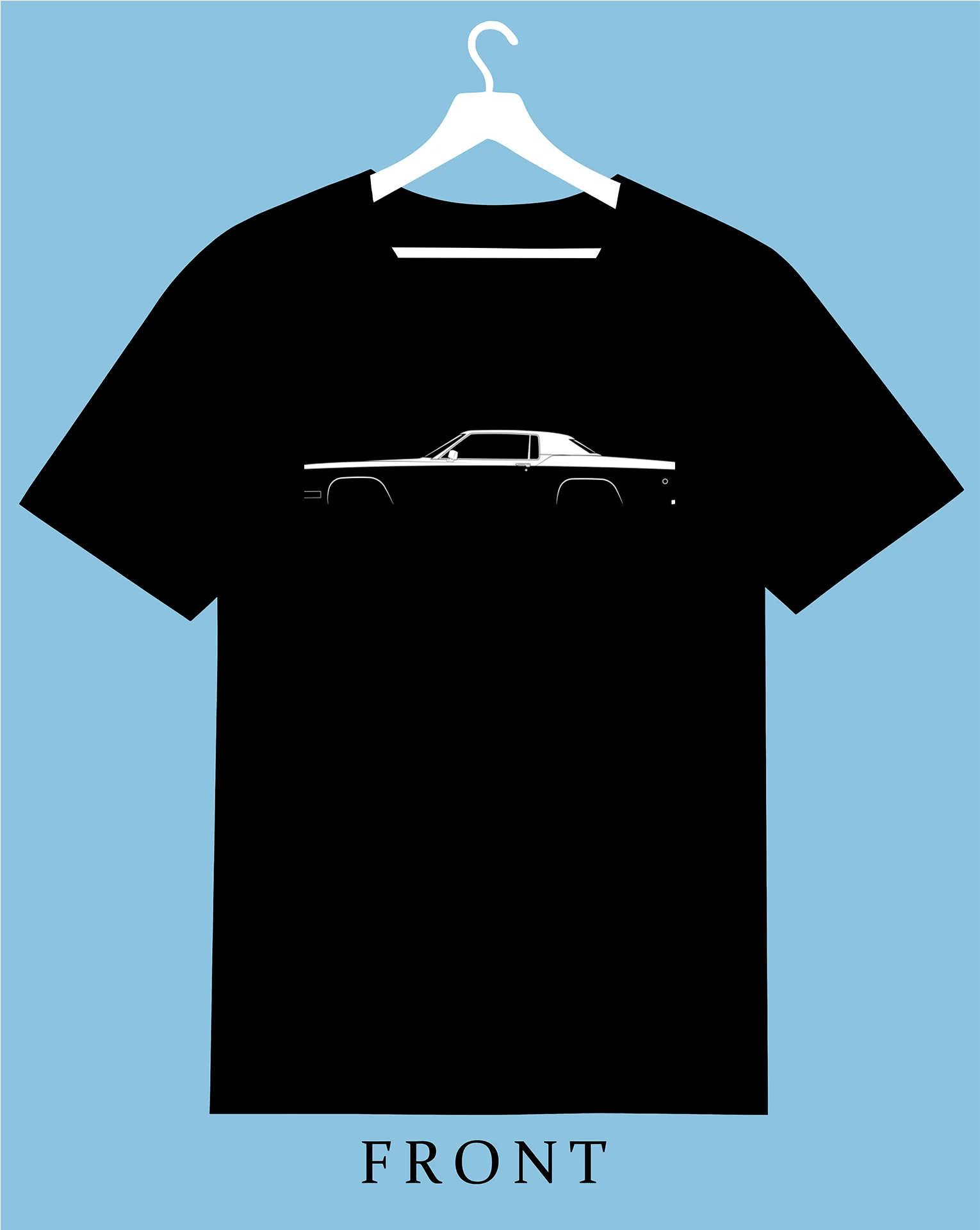 

0257 Ca.di.lac 26 Eldorado (1968) Silhouette 2025 Men Women T Shirt Casual Racing Car fans Logo tee Enthusiast Graphic Summer Sh