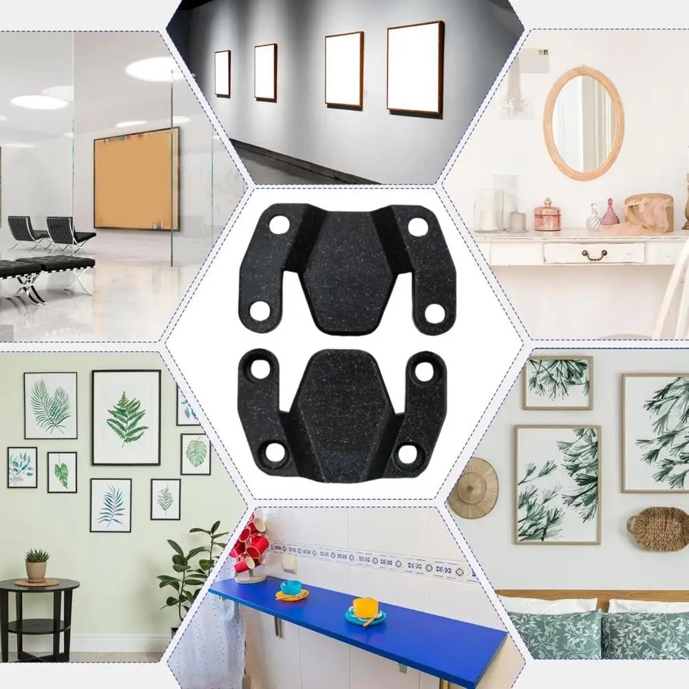 Hook Wall-mounted Picture Frame Brackets Strong Load-bearing Photo Display Holders Rust-proof Smooth Surface Hanging Hardware