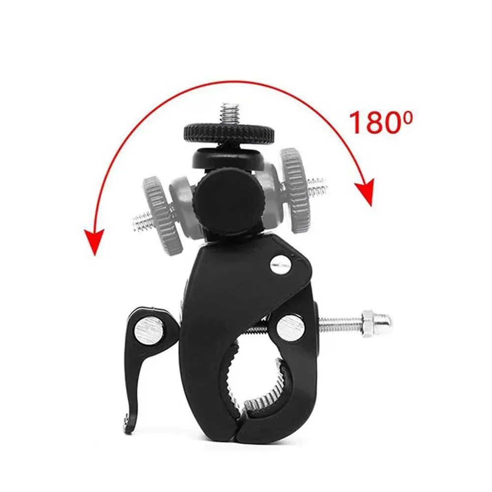 Bicycle Motorcycle Handlebar Mount Bracket For Gopro 12 10 9 8 5 Holder Action Camera Accessories for Go Pro DJI Insta360 SJCAM