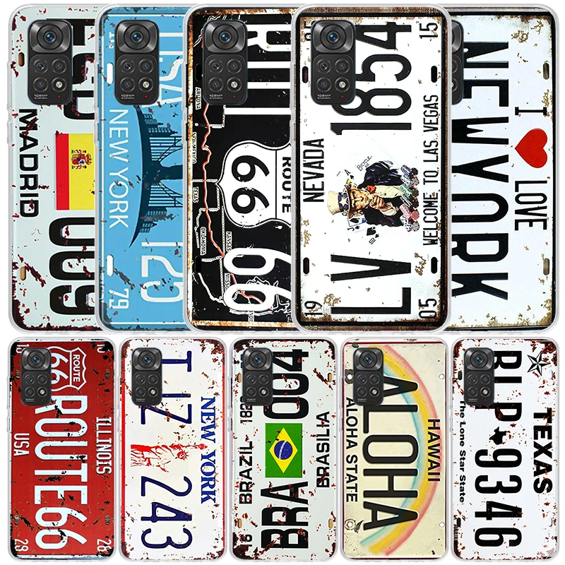 Phone Cases York - Telefoonhoesje met New York kentekenplaat voor