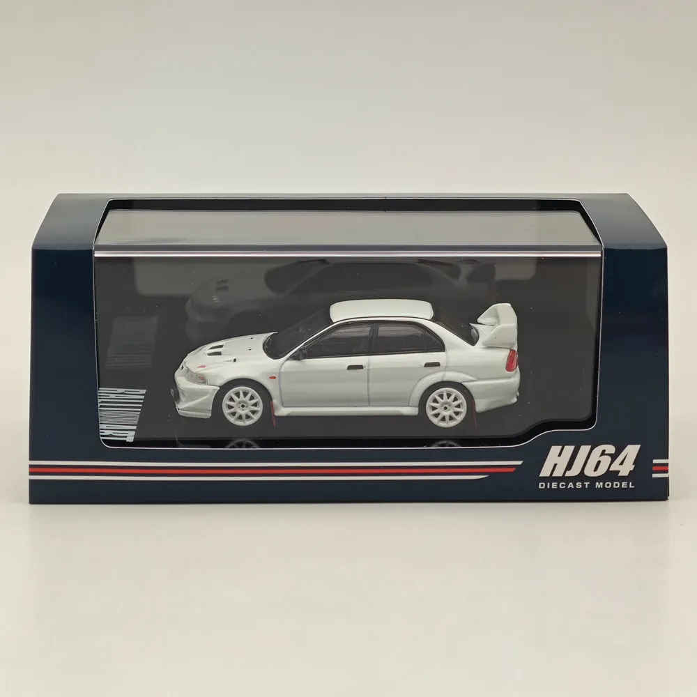 1/64 Hobby Japan Lancer RS Evolution VI Monte Carlo Edition Scortia White HJ643033BW Diecast Model Car Limited Collection