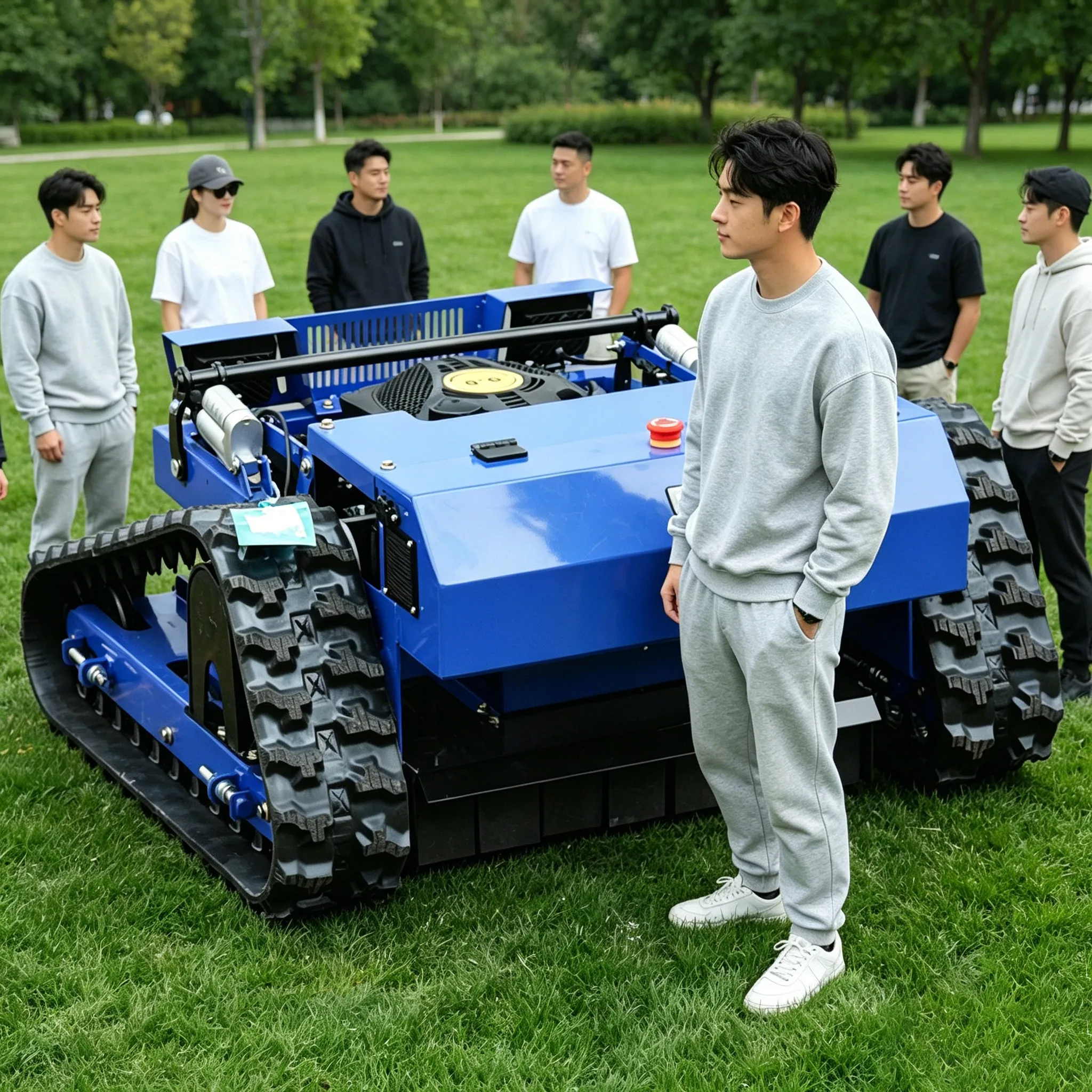 Customized Humanized Design Lawn Mower, Independently Complete Lawn Mowing Work, Automation and Intelligence
