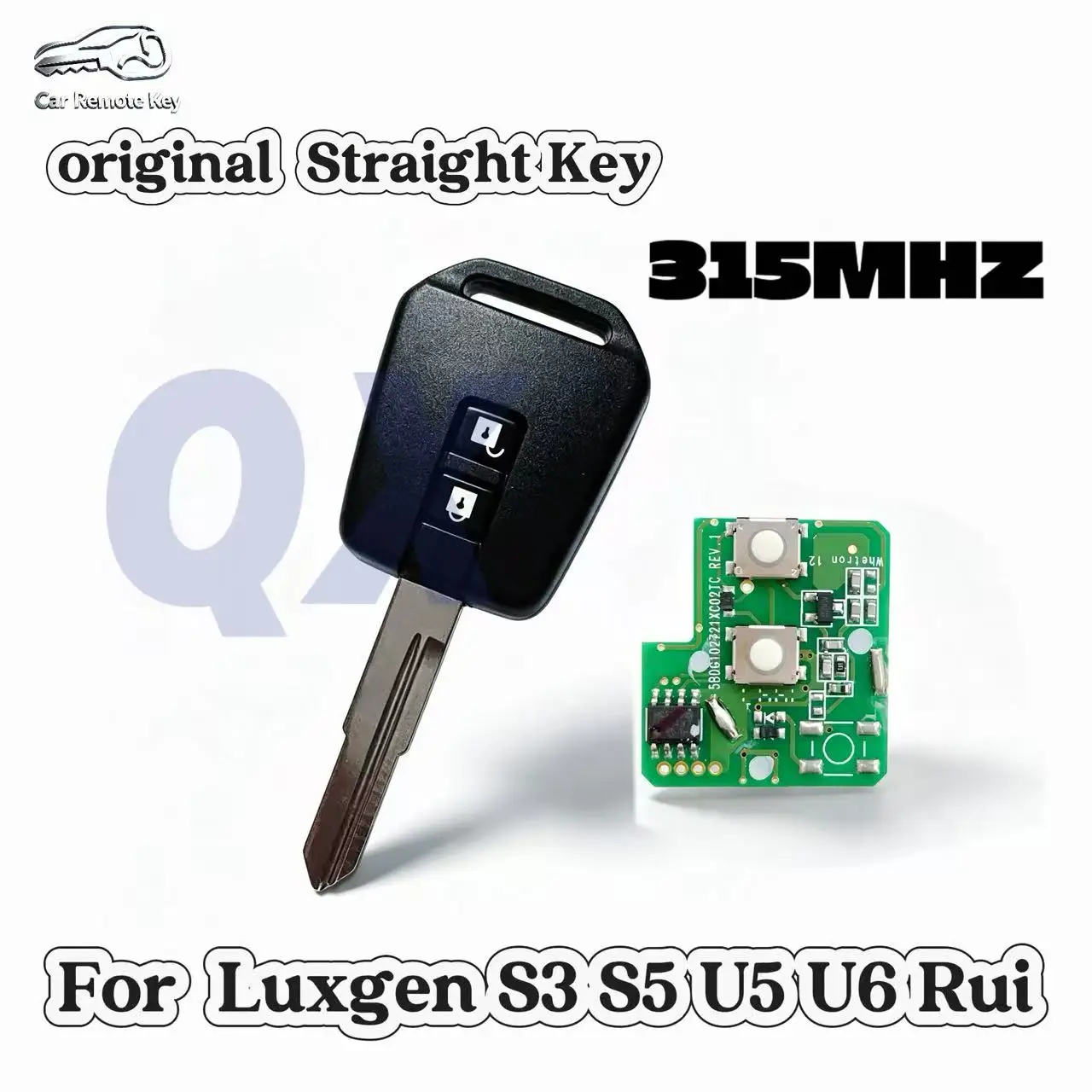 Original Straight Key for Luxgen S3 S5 U5 U6 Rui，MHZ315