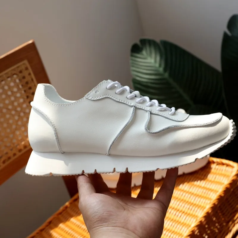 

Высококачественные мужские винтажные кожаные боты для гольфа Casual oes, дышащие резиновые боты на плоском каблуке с круглым носком, удобные Spring oes