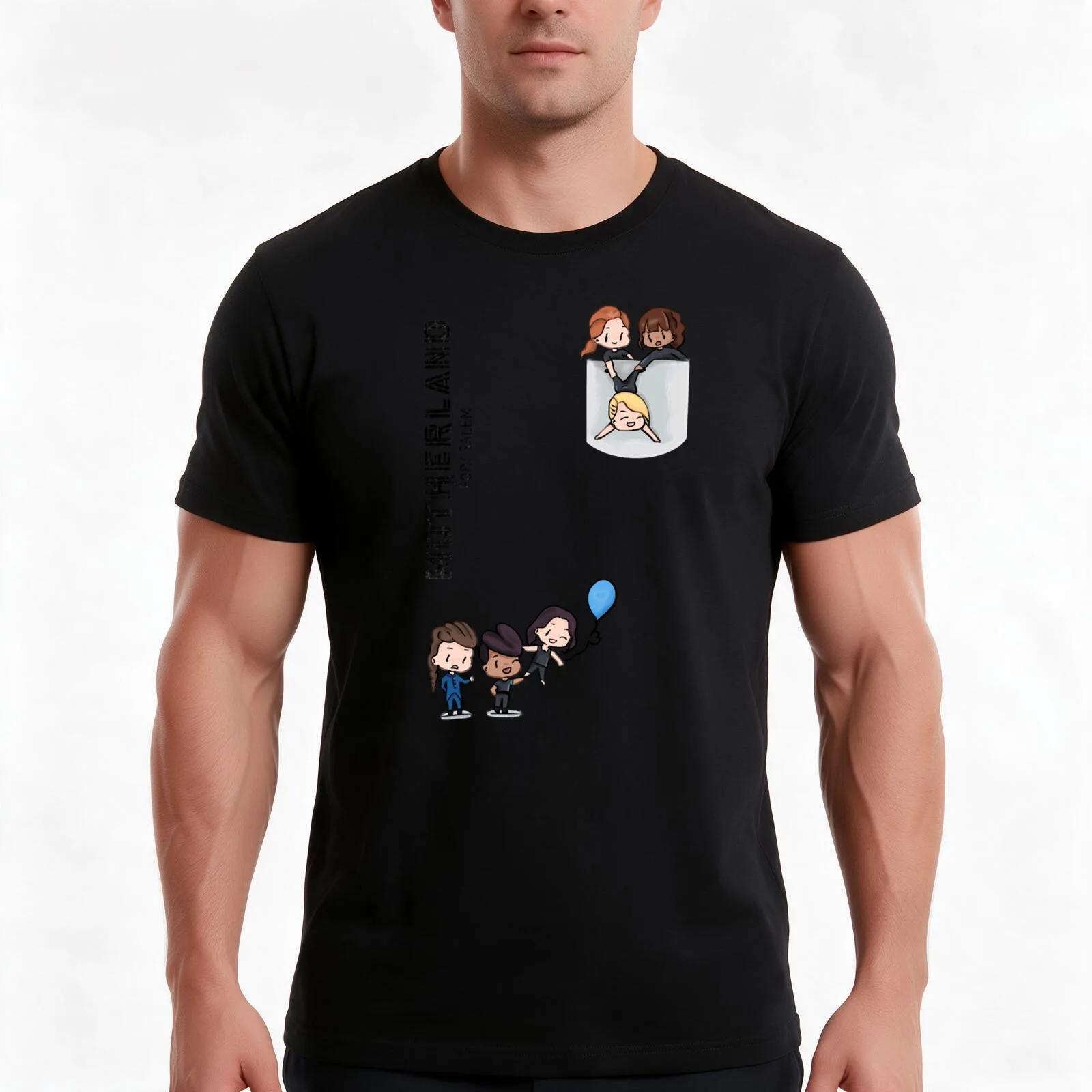 Motherland fort Salem baby version T-Shirt, Summer Casual Cotton Tee, Oversized Streetwear Tops, Vintage Graphic Print