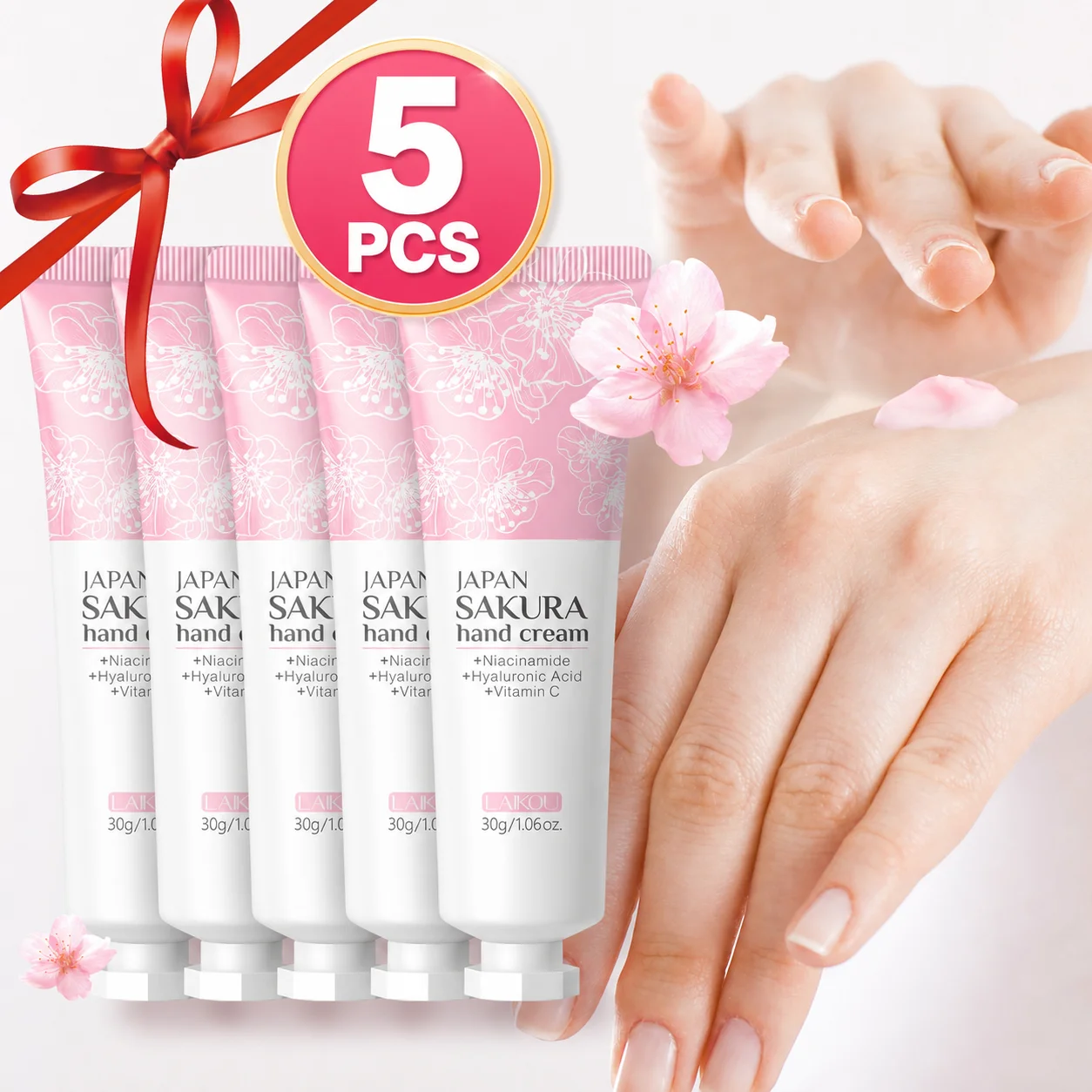 Luxury Skincare Brands - LAIKOU Japon Sakura El Kremi 5