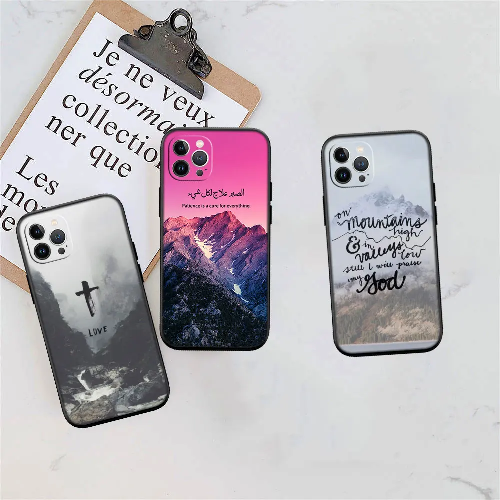 Bible verse Jesus Christ Phone Case for OPPO F3 F5 F7 F9 F11 F17 F19 Pro Plus A9 A54S A57 A95 A94 A93 A74